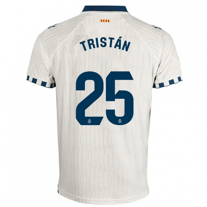 Danxen Dětské Pol Tristán #25 Bílá Modrá Daleko Hráčské Dresy 2025/26 Dres