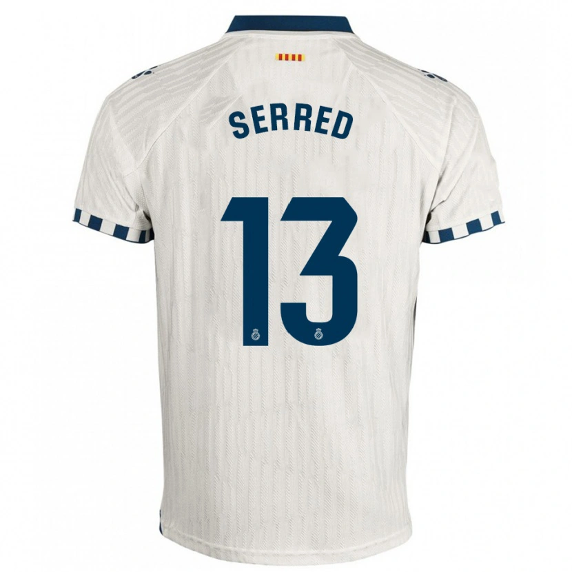 Danxen Dětské Llorenç Serred #13 Bílá Modrá Daleko Hráčské Dresy 2025/26 Dres
