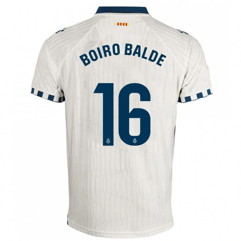 Danxen Dětské Issa Boiro Balde #16 Bílá Modrá Daleko Hráčské Dresy 2025/26 Dres