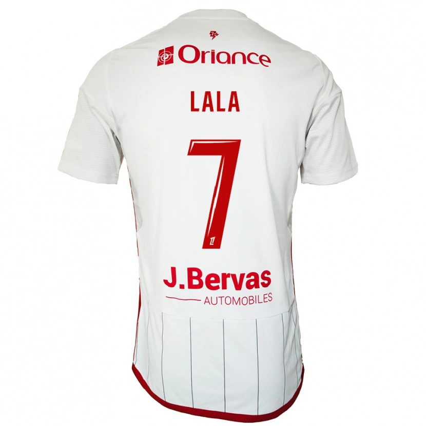 Danxen Dětské Kenny Lala #7 Bílá Červená Daleko Hráčské Dresy 2025/26 Dres