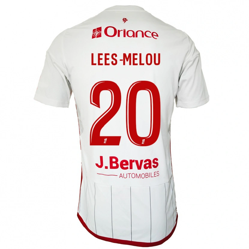 Danxen Dětské Pierre Lees-Melou #20 Bílá Červená Daleko Hráčské Dresy 2025/26 Dres
