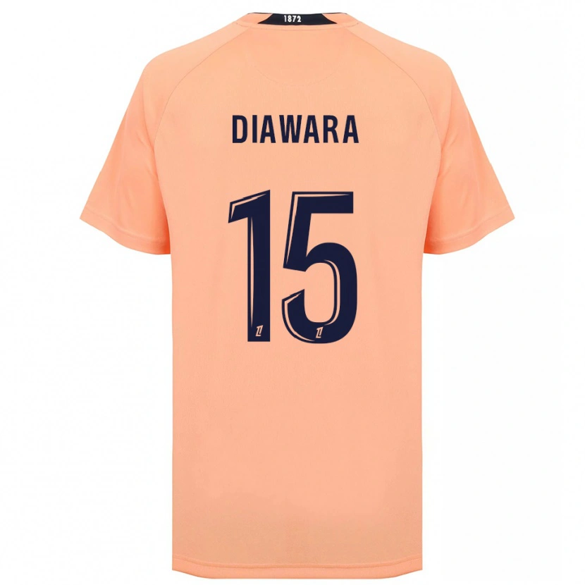 Danxen Dětské Kandet Diawara #15 Oranžová Námořnická Daleko Hráčské Dresy 2025/26 Dres