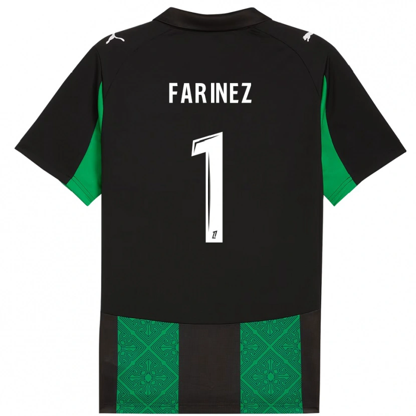 Danxen Dětské Wuilker Fariñez #1 Černá Zelená Daleko Hráčské Dresy 2025/26 Dres