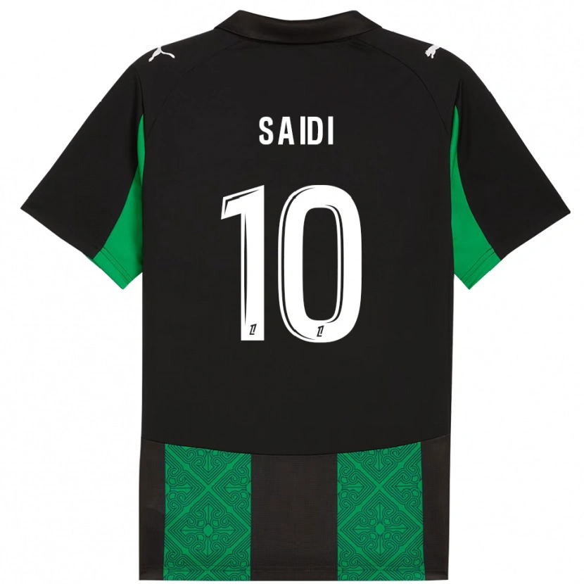 Danxen Dětské Kahissa Saïdi Muscara #10 Černá Zelená Daleko Hráčské Dresy 2025/26 Dres