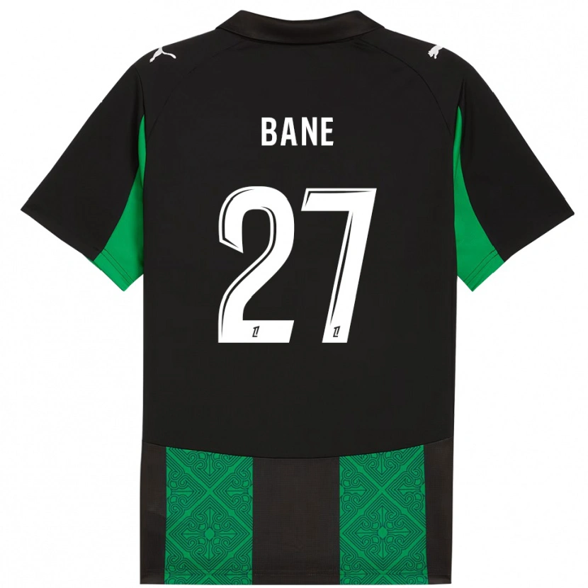 Danxen Dětské Sidi Bane #27 Černá Zelená Daleko Hráčské Dresy 2025/26 Dres