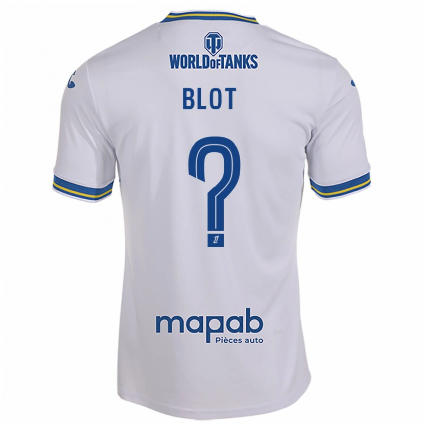 Danxen Dětské Enzo Blot #0 Bílá Nebesky Modrá Daleko Hráčské Dresy 2025/26 Dres