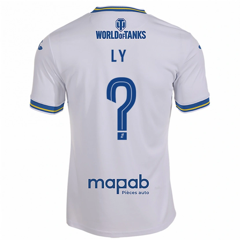 Danxen Dětské Mactar Ly #0 Bílá Nebesky Modrá Daleko Hráčské Dresy 2025/26 Dres