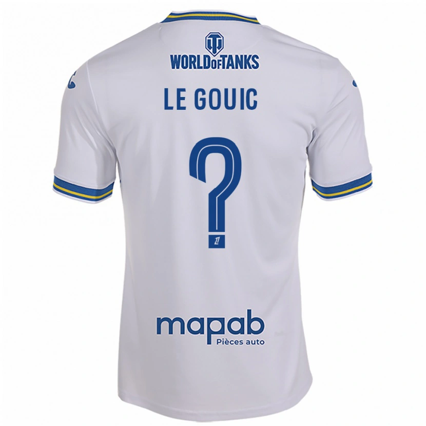 Danxen Dětské Bryan Le Gouic #0 Bílá Nebesky Modrá Daleko Hráčské Dresy 2025/26 Dres