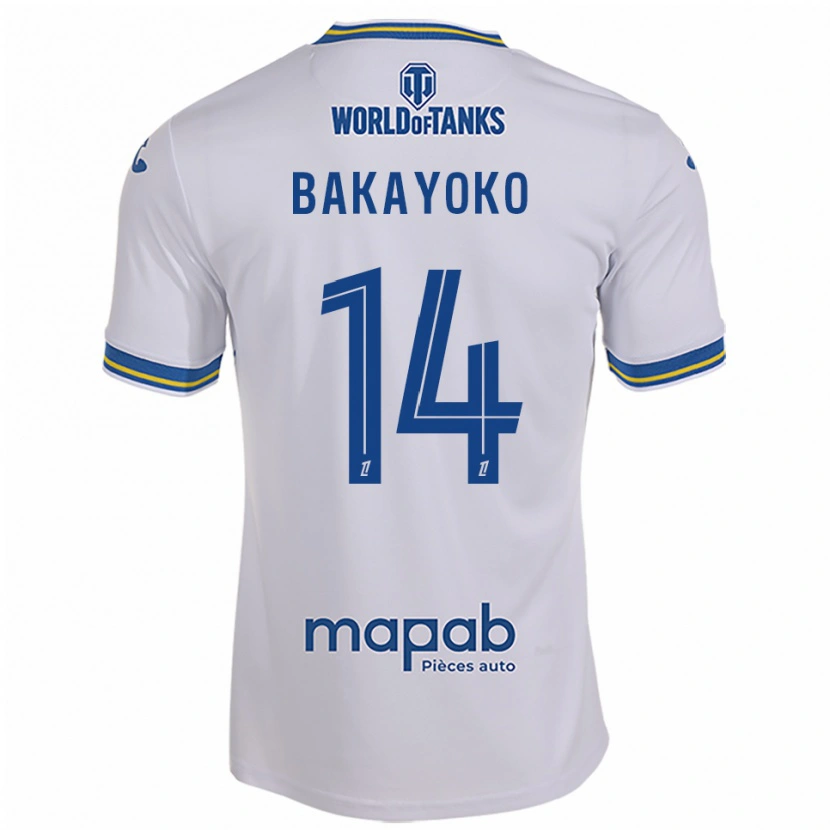 Danxen Dětské Tiemoué Bakayoko #14 Bílá Nebesky Modrá Daleko Hráčské Dresy 2025/26 Dres