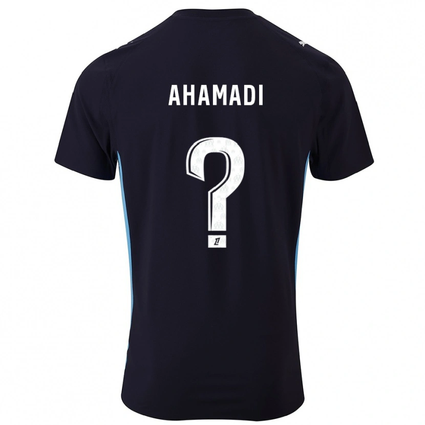 Danxen Dětské Malik Ahamadi #0 Černá Nebesky Modrá Daleko Hráčské Dresy 2025/26 Dres