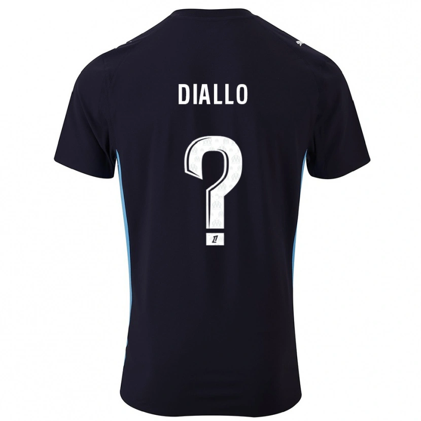 Danxen Dětské Mouhamed Diallo #0 Černá Nebesky Modrá Daleko Hráčské Dresy 2025/26 Dres