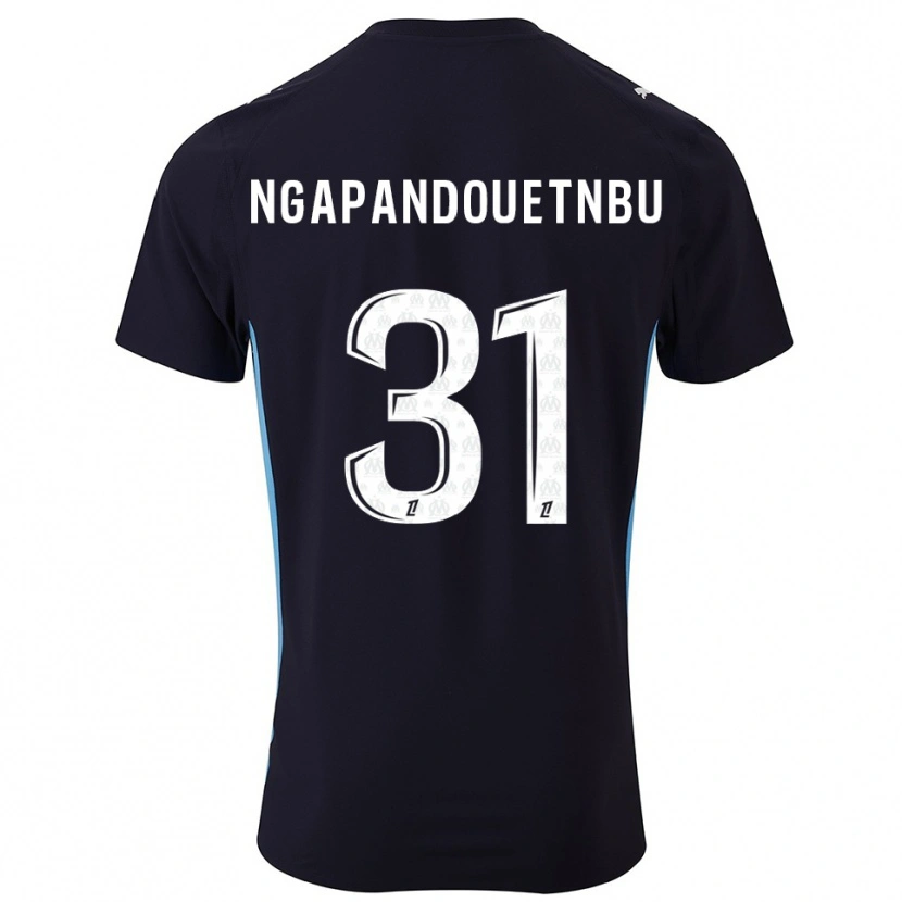 Danxen Dětské Simon Ngapandouetnbu #31 Černá Nebesky Modrá Daleko Hráčské Dresy 2025/26 Dres