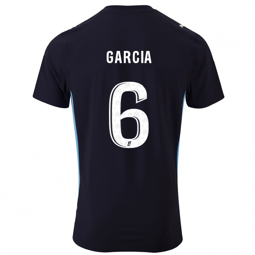 Danxen Dětské Ulisses Garcia #6 Černá Nebesky Modrá Daleko Hráčské Dresy 2025/26 Dres