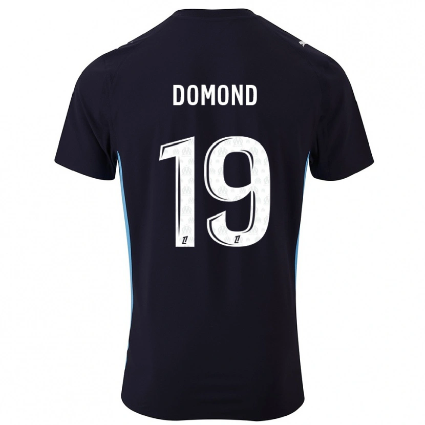 Danxen Dětské Chelsea Domond #19 Černá Nebesky Modrá Daleko Hráčské Dresy 2025/26 Dres