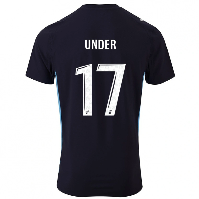 Danxen Dětské Cengiz Under #17 Černá Nebesky Modrá Daleko Hráčské Dresy 2025/26 Dres