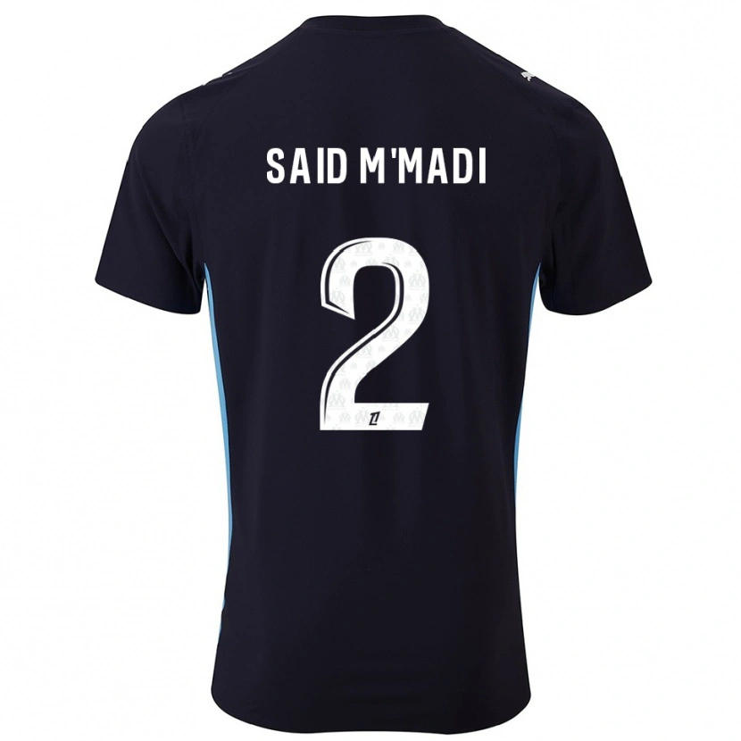 Danxen Dětské Yakine Said M'madi #2 Černá Nebesky Modrá Daleko Hráčské Dresy 2025/26 Dres