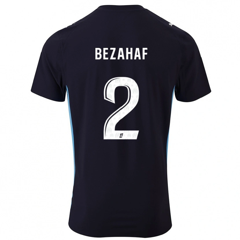 Danxen Dětské Kelyann Bezahaf #2 Černá Nebesky Modrá Daleko Hráčské Dresy 2025/26 Dres