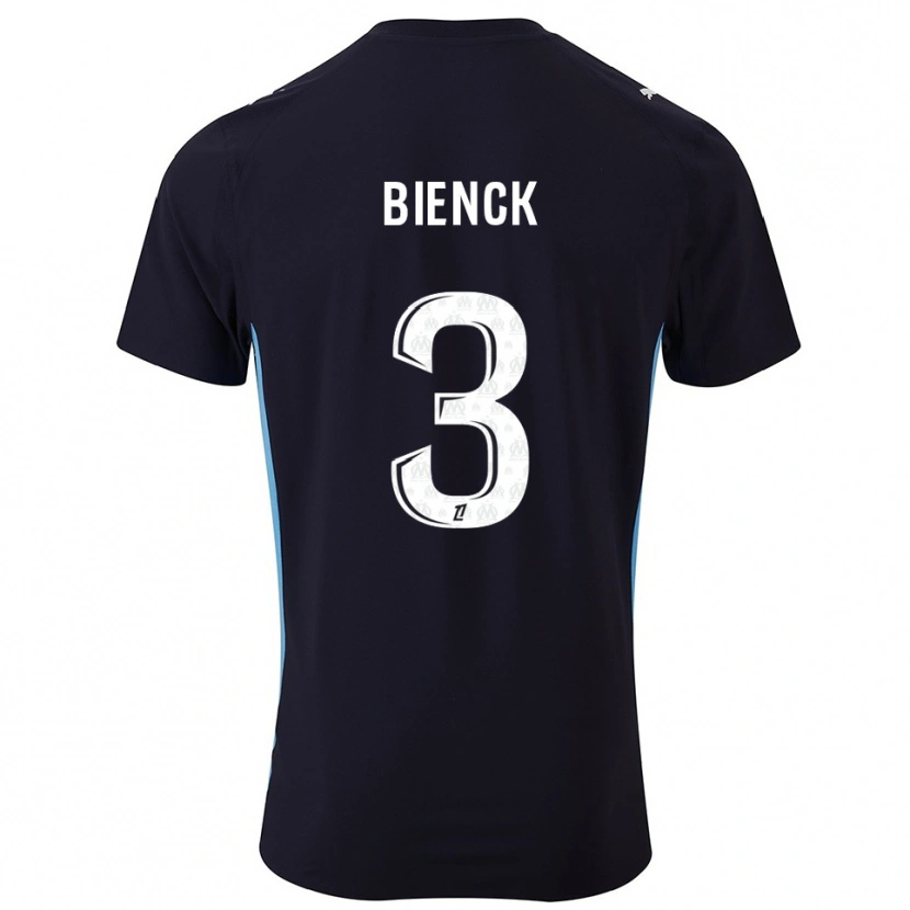 Danxen Dětské Felix Bienck #3 Černá Nebesky Modrá Daleko Hráčské Dresy 2025/26 Dres