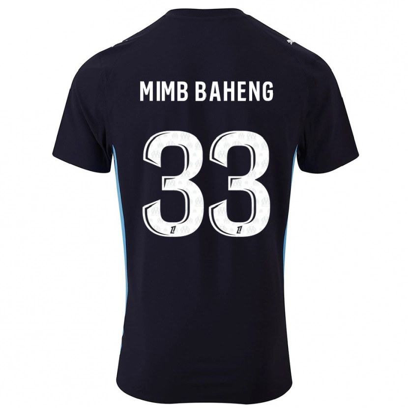 Danxen Dětské Rony Mimb Baheng #33 Černá Nebesky Modrá Daleko Hráčské Dresy 2025/26 Dres