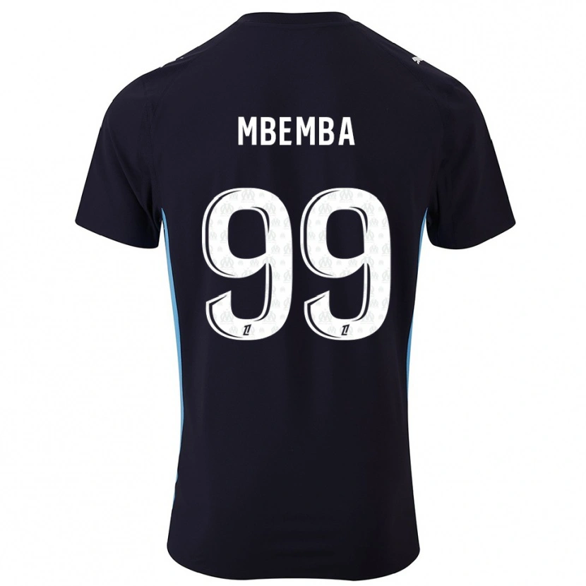 Danxen Dětské Chancel Mbemba #99 Černá Nebesky Modrá Daleko Hráčské Dresy 2025/26 Dres