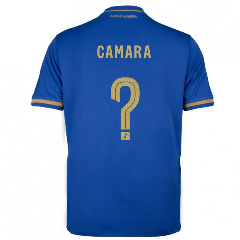 Danxen Dětské Ladji Camara #0 Modrá Zlatá Daleko Hráčské Dresy 2025/26 Dres