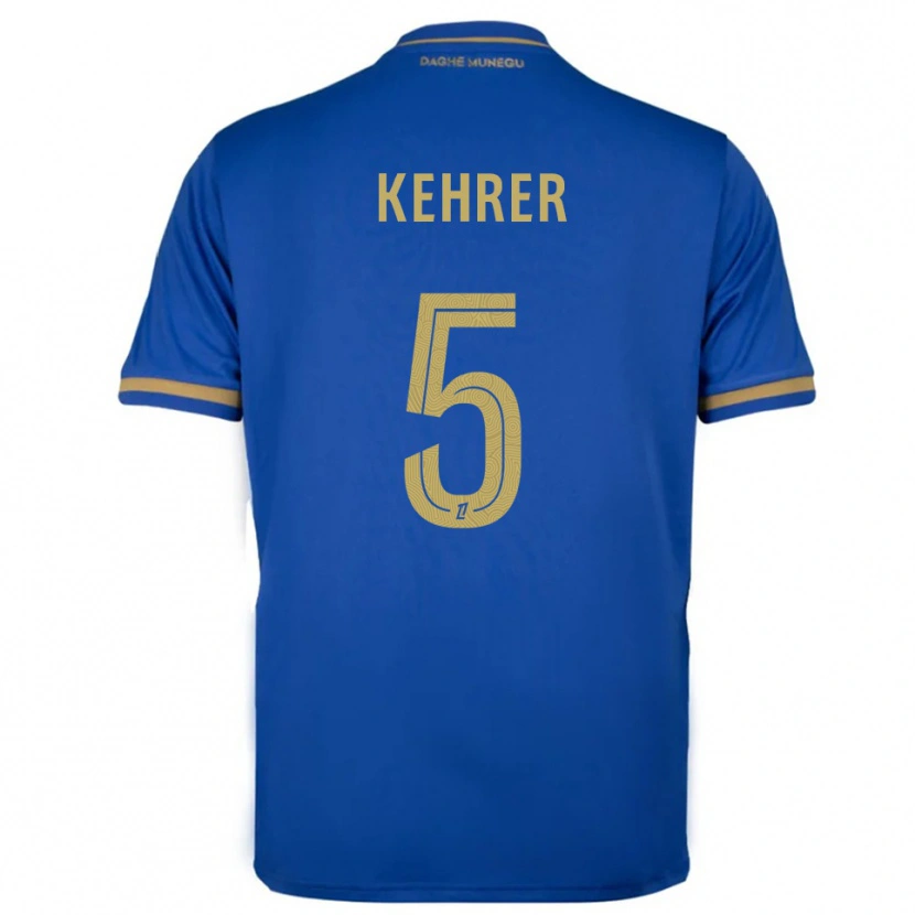 Danxen Dětské Thilo Kehrer #5 Modrá Zlatá Daleko Hráčské Dresy 2025/26 Dres