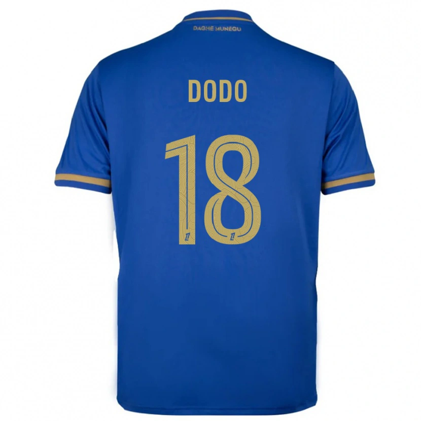Danxen Dětské Yannick Dodo #18 Modrá Zlatá Daleko Hráčské Dresy 2025/26 Dres