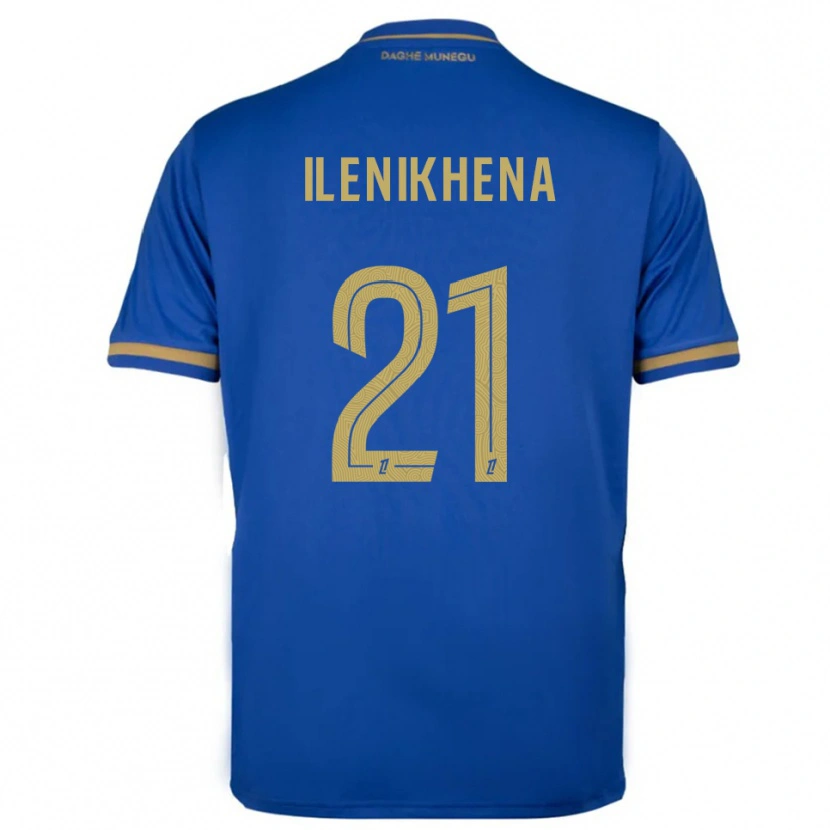 Danxen Dětské George Ilenikhena #21 Modrá Zlatá Daleko Hráčské Dresy 2025/26 Dres