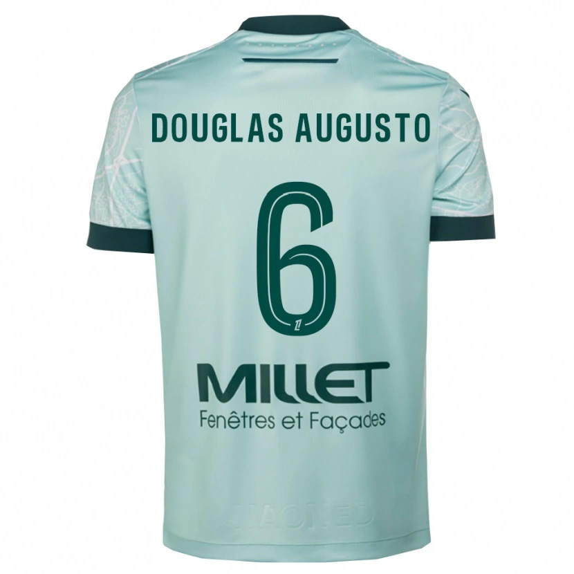 Danxen Dětské Douglas Augusto #6 Zelená Bílá Daleko Hráčské Dresy 2025/26 Dres