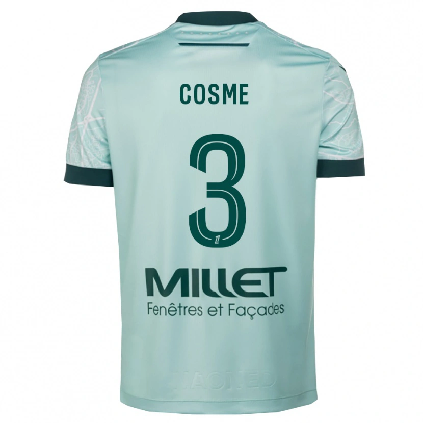 Danxen Dětské Caitlin Cosme #3 Zelená Bílá Daleko Hráčské Dresy 2025/26 Dres