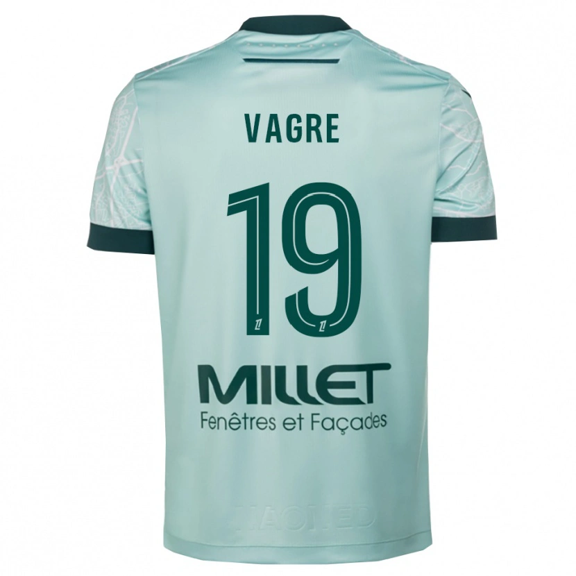 Danxen Dětské Naomie Vagre #19 Zelená Bílá Daleko Hráčské Dresy 2025/26 Dres
