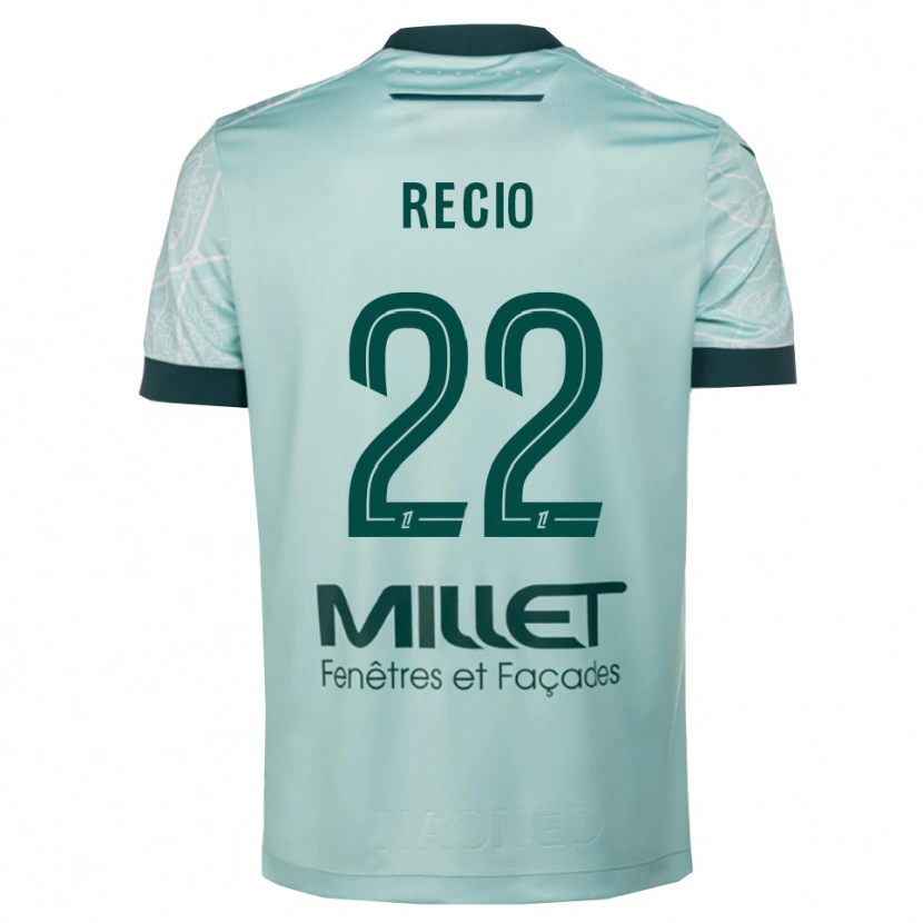 Danxen Dětské Andrea Recio #22 Zelená Bílá Daleko Hráčské Dresy 2025/26 Dres
