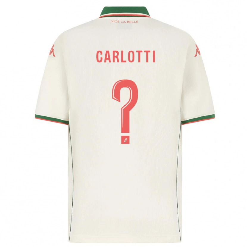 Danxen Dětské Mathis Carlotti #0 Bílá Zelená Daleko Hráčské Dresy 2025/26 Dres
