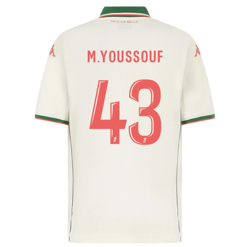 Danxen Dětské Mousslim Youssouf #43 Bílá Zelená Daleko Hráčské Dresy 2025/26 Dres