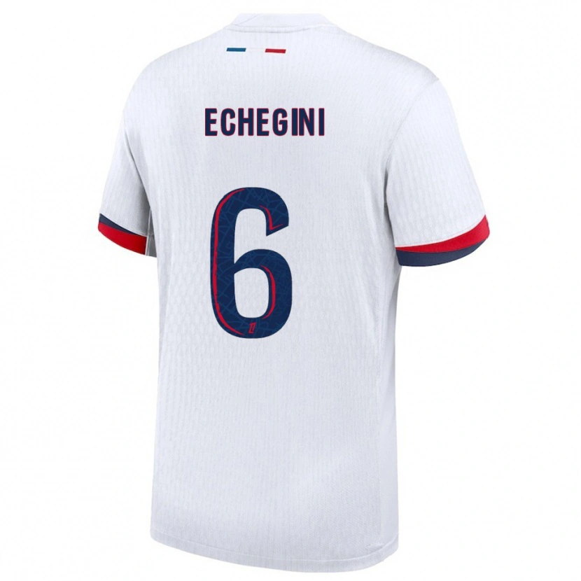 Danxen Dětské Joe Echegini #6 Bílá Červená Daleko Hráčské Dresy 2025/26 Dres