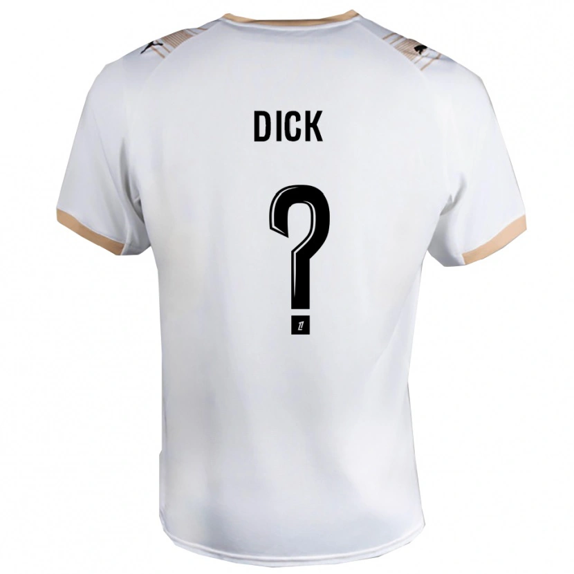 Danxen Dětské Livingstone Dick #0 Bílá Černá Daleko Hráčské Dresy 2025/26 Dres