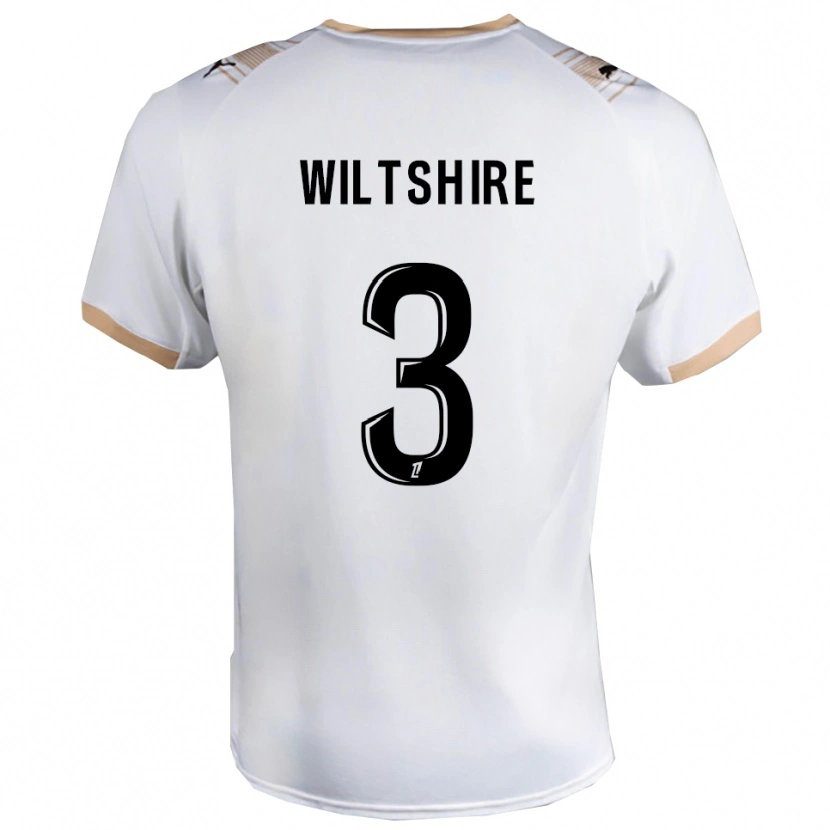 Danxen Dětské Tiernny Wiltshire #3 Bílá Černá Daleko Hráčské Dresy 2025/26 Dres