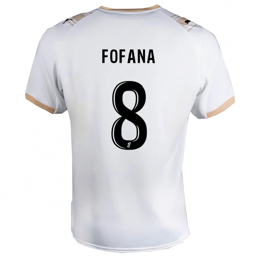 Danxen Dětské Yaya Fofana #8 Bílá Černá Daleko Hráčské Dresy 2025/26 Dres