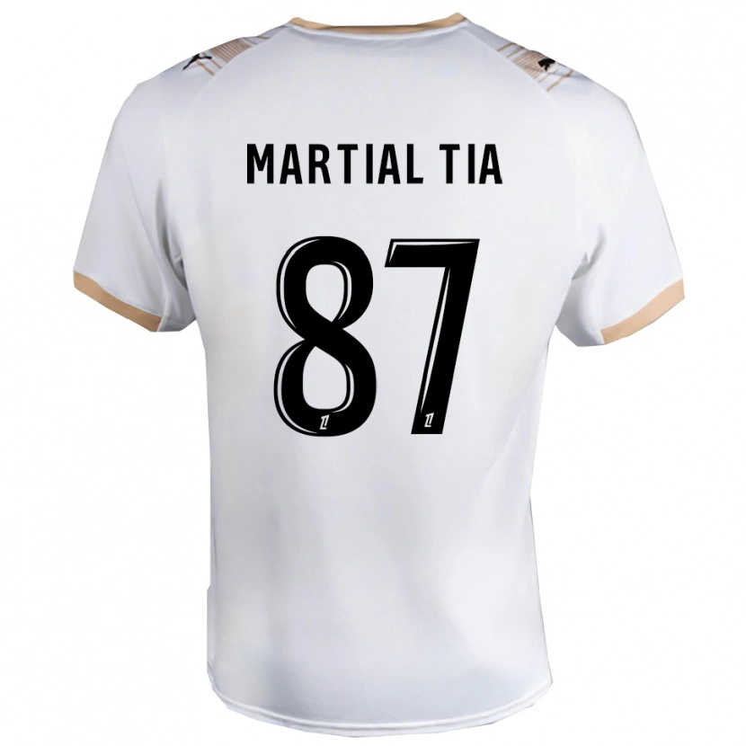 Danxen Dětské Ange Martial Tia #87 Bílá Černá Daleko Hráčské Dresy 2025/26 Dres