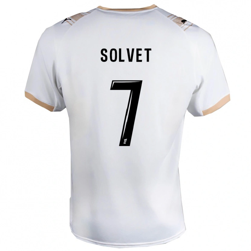 Danxen Dětské Anddrys Solvet #7 Bílá Černá Daleko Hráčské Dresy 2025/26 Dres