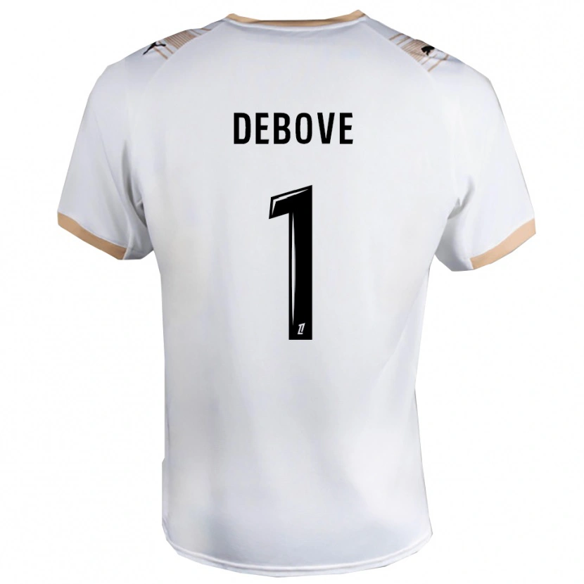 Danxen Dětské Maxime Debove #1 Bílá Černá Daleko Hráčské Dresy 2025/26 Dres