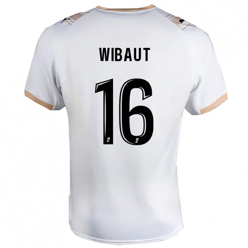 Danxen Dětské Clara Wibaut #16 Bílá Černá Daleko Hráčské Dresy 2025/26 Dres
