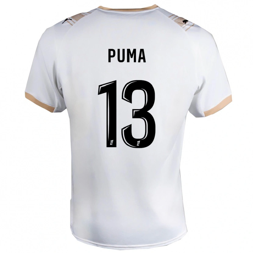 Danxen Dětské Isaac Puma #13 Bílá Černá Daleko Hráčské Dresy 2025/26 Dres