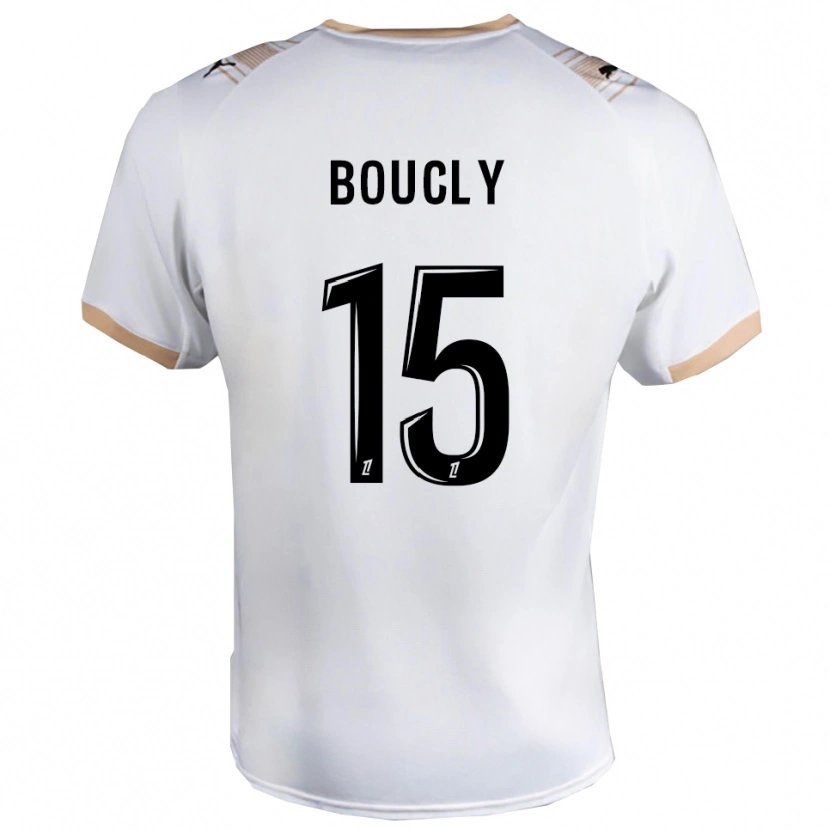 Danxen Dětské Maïté Boucly #15 Bílá Černá Daleko Hráčské Dresy 2025/26 Dres
