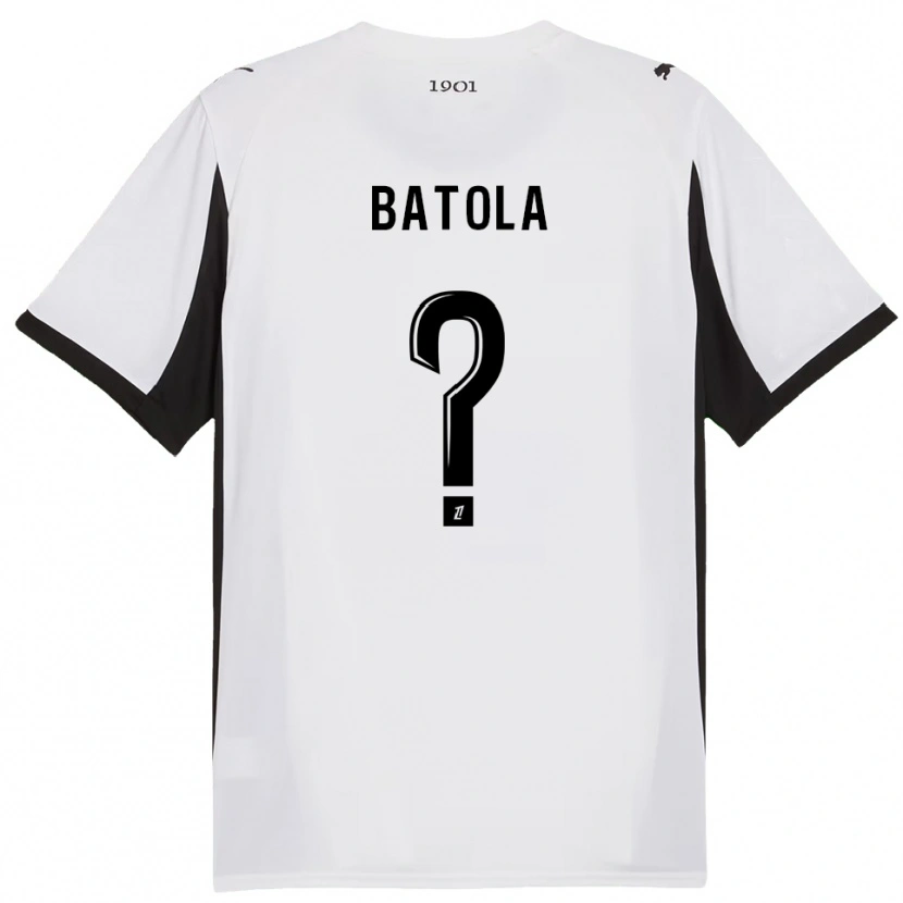 Danxen Dětské Yann Batola #0 Bílá Černá Daleko Hráčské Dresy 2025/26 Dres
