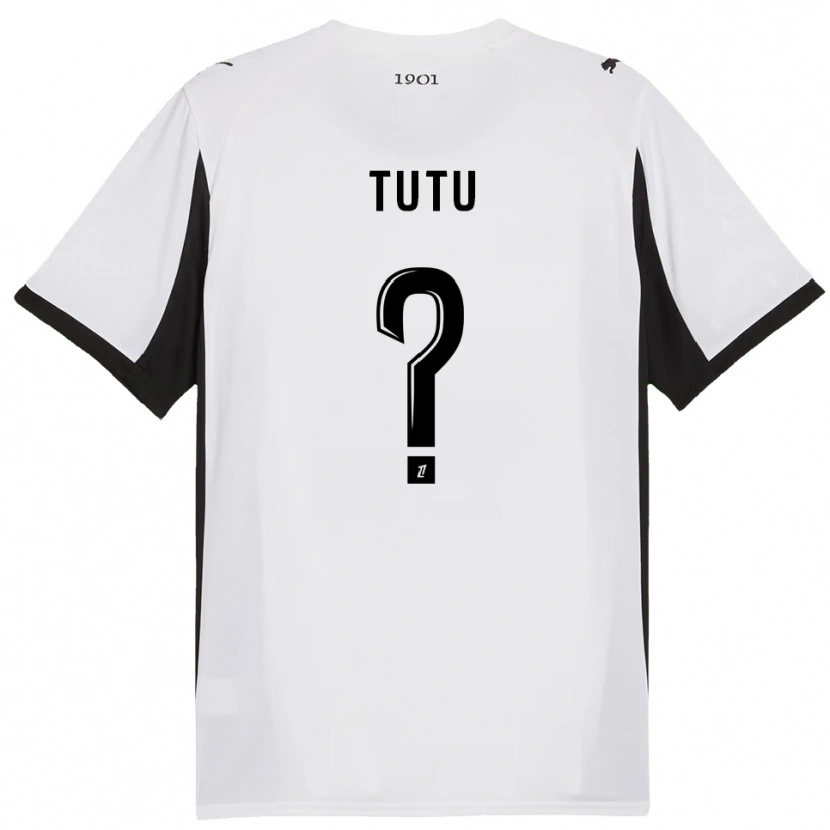 Danxen Dětské Gabriel Tutu #0 Bílá Černá Daleko Hráčské Dresy 2025/26 Dres