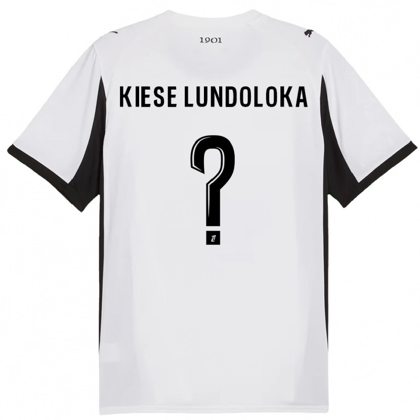 Danxen Dětské Jeanslor Kiese Lundoloka #0 Bílá Černá Daleko Hráčské Dresy 2025/26 Dres