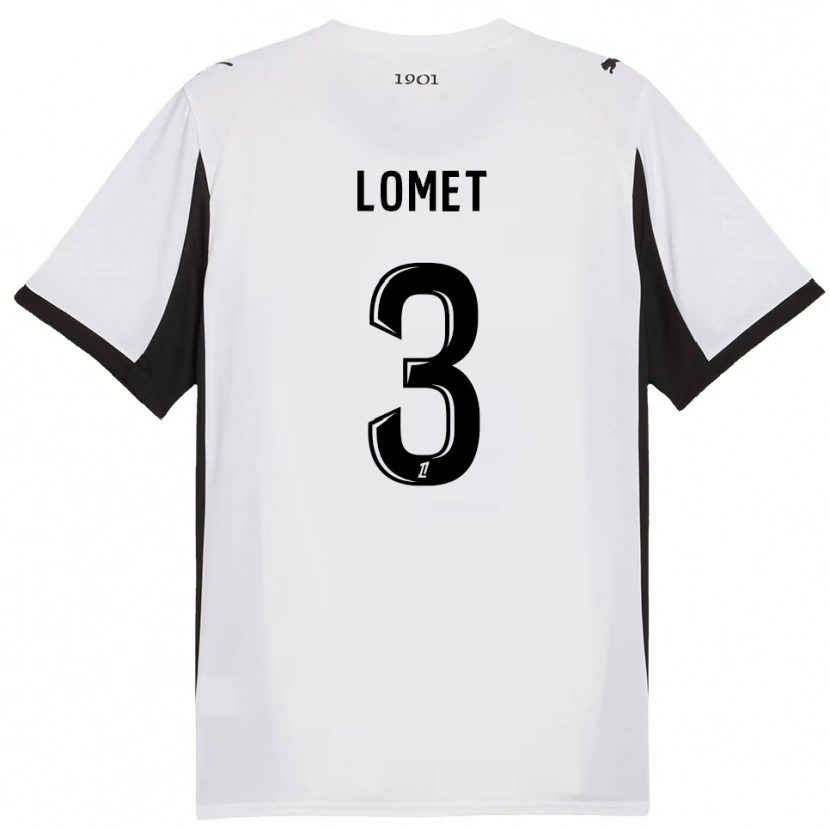 Danxen Dětské Ruben Lomet #3 Bílá Černá Daleko Hráčské Dresy 2025/26 Dres