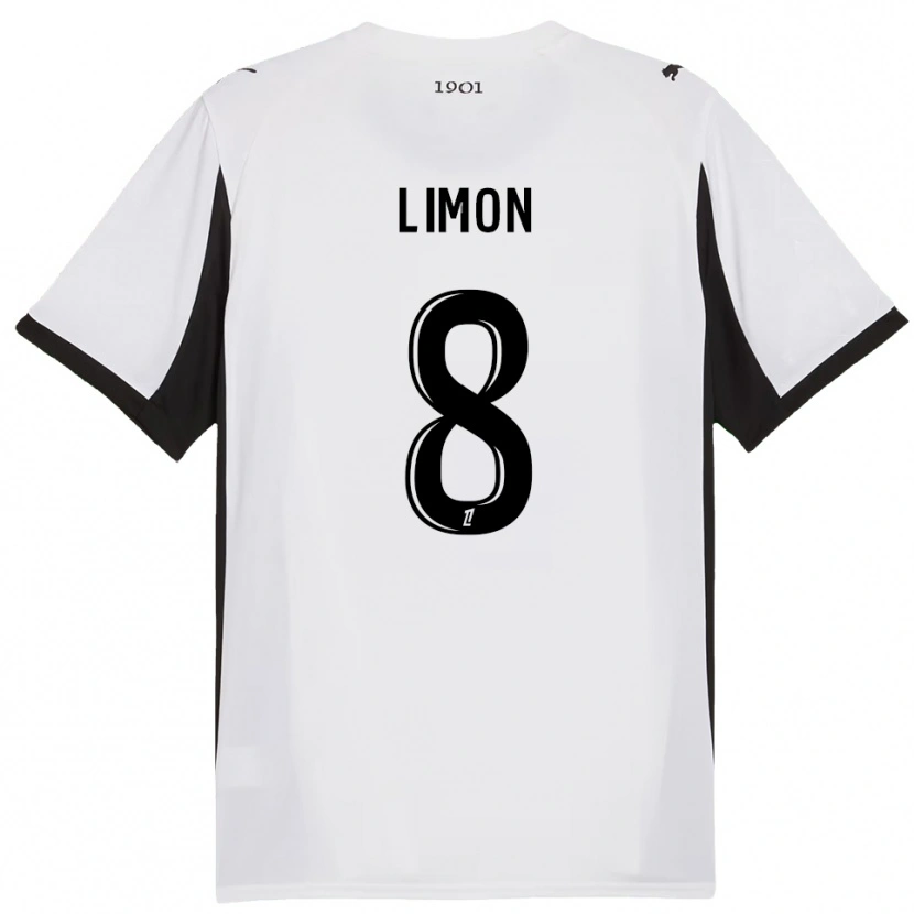 Danxen Dětské Paolo Limon #8 Bílá Černá Daleko Hráčské Dresy 2025/26 Dres