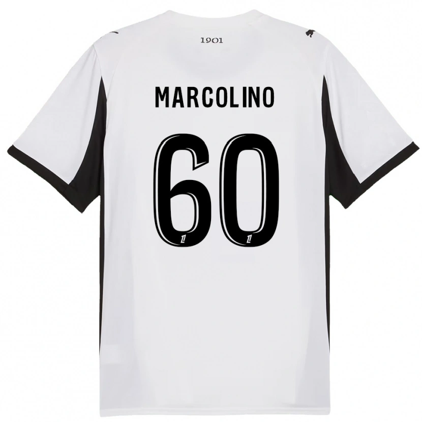 Danxen Dětské Henrick Do Marcolino #60 Bílá Černá Daleko Hráčské Dresy 2025/26 Dres